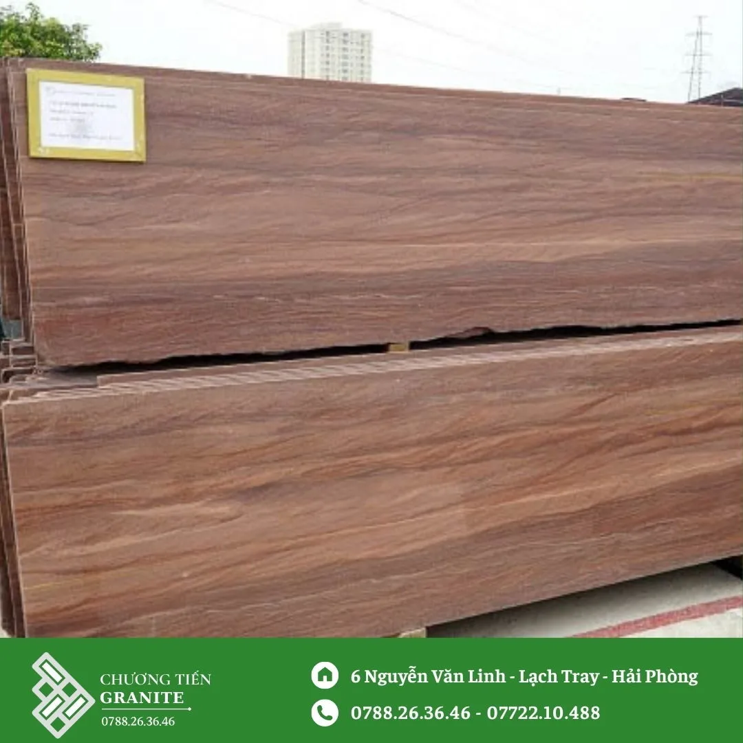 Đá Granite Dark Brown Wood