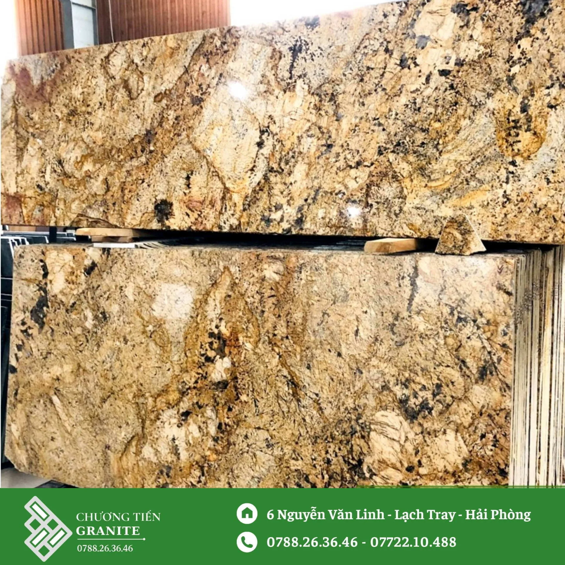 Đá Granite Vàng Alaska
