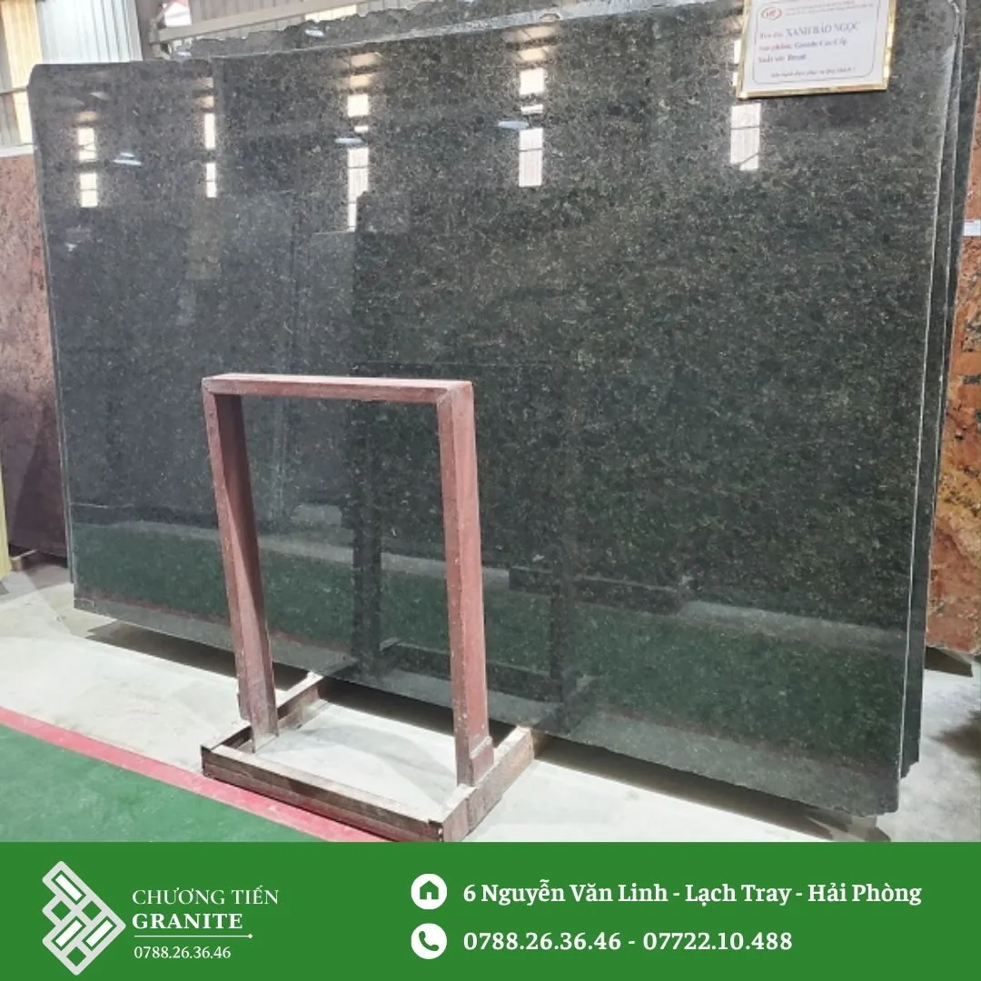 Đá Granite Xanh Bảo Ngọc Bóng