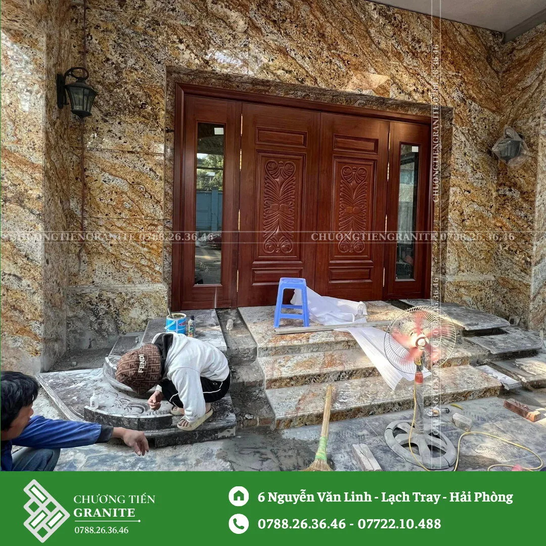 Đá Granite Solarius Ốp Mặt Tiền