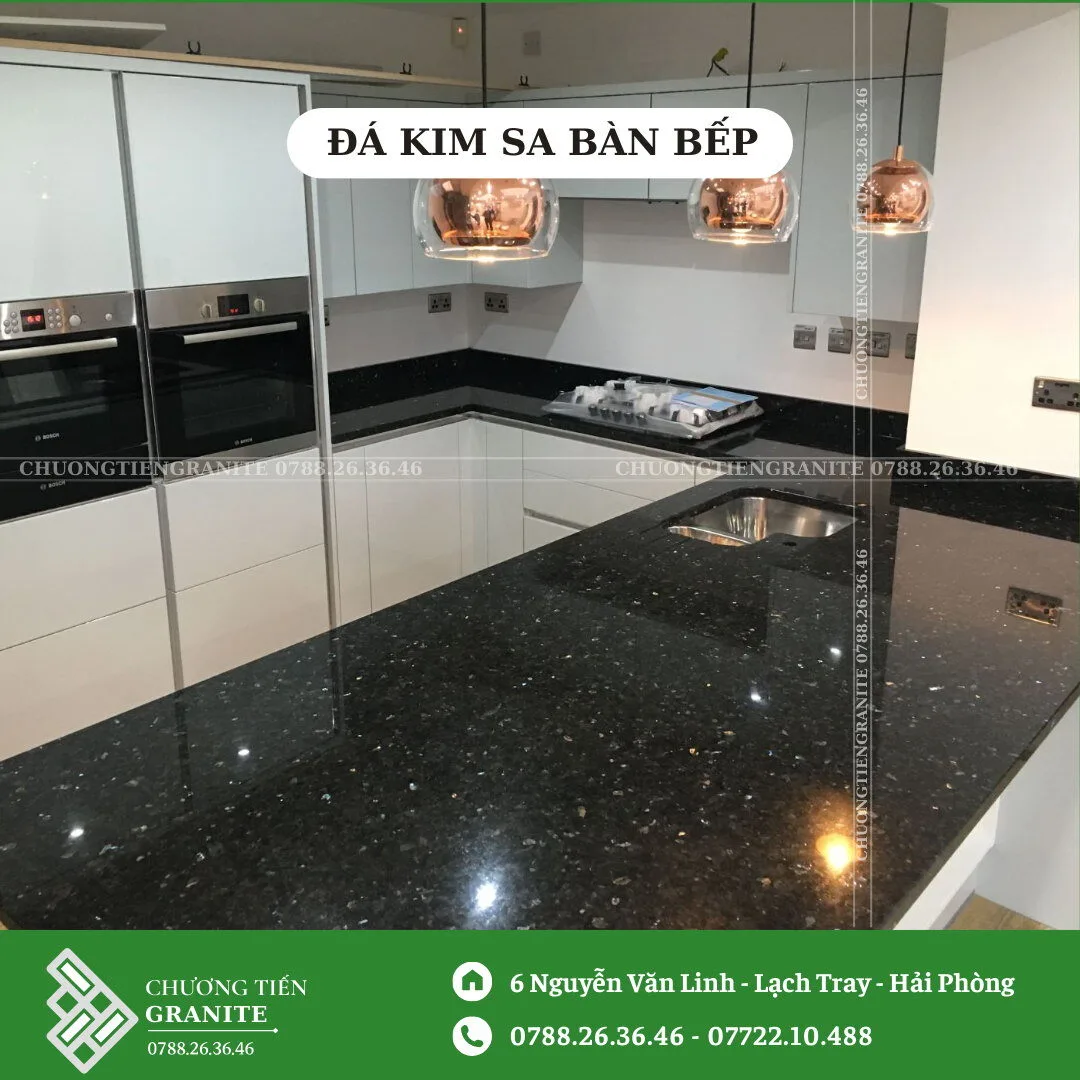 Đá Kim Sa Ốp Bàn Bếp