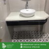 Mẫu Đá Lavabo Mặt Trắng CT07
